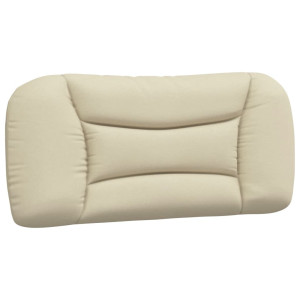 Pernă Pentru Tăblie De Pat, Crem, 90 Cm, Material Textil