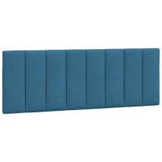 Pernă Tăblie De Pat, Albastru, 120 Cm, Catifea
