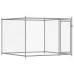 Cușcă Pentru Câini Cu Uși, Gri, 6X2X1,5 M, Oțel Galvanizat