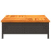 Mască Suport Umbrelă De Soare Negru 70X70X25Cm Poliratan/Acacia