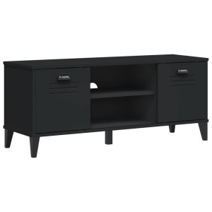 Bancă De Pantofi „Viken”, Negru, 106X35X45 Cm, Lemn Prelucrat