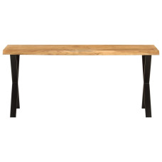 Bancă Cu Margini Naturale 105 Cm, Lemn Masiv De Acacia