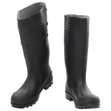 Cizme De Ploaie, Negru, Pvc, Mărime 38