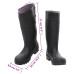 Cizme De Ploaie, Negru, Pvc, Mărime 38