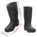 Cizme De Ploaie, Negru, Pvc, Mărime 40