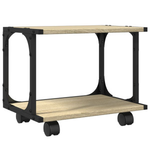 Suport Imprimantă 2 Niveluri Stejar Sonoma 41X28X33,5 Cm Lemn