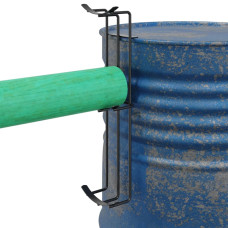 Cupe Pentru Sărituri De Butoi, 2 Buc., Negru, Oțel Cupe Pentru Sărituri De Butoi, 2 Buc., Negru, Oțel