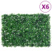   Gard Din Frunze De Arbust Artificiale, 6 Buc., Verde, 40X60 Cm