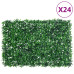   Gard Din Frunze De Arbust Artificiale, 24 Buc. Verde 40X60 Cm