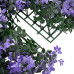   Gard Din Frunze Artificiale, 6 Buc., Violet, 40X60 Cm