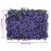   Gard Din Frunze Artificiale, 6 Buc., Violet, 40X60 Cm