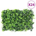   Gard Din Frunze Artificiale, 24 Buc., Verde, 40X60 Cm