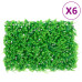   Gard Din Frunze De Ferigă Artificiale, 6 Buc., Verde, 40X60 Cm