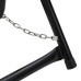 Căruț Tambur Furtun 48 Cm 45 Kg Negru Oțel Vopsit Electrostatic
