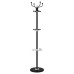 Cuier Cu Suport Umbrelă, Negru 180 Cm Fier Vopsit Electrostatic