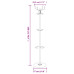 Cuier Cu Suport Umbrelă, Negru 180 Cm Fier Vopsit Electrostatic