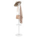 Cuier Cu Suport Umbrelă, Alb, 180 Cm, Fier Vopsit Electrostatic