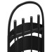 Set De Unelte Pentru Șemineu, 5 Piese, 23X15X66 Cm, Oțel