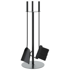 Set De Unelte Pentru Șemineu, 4 Piese, 22X59 Cm, Oțel