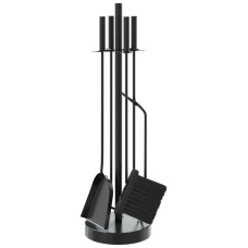 Set De Unelte Pentru Șemineu, 5 Piese, 18X66 Cm, Oțel