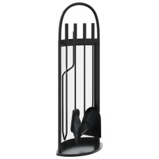 Set De Unelte Pentru Șemineu, 5 Piese, 23X15X66 Cm, Oțel