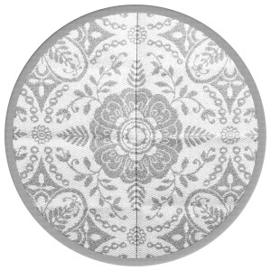 Covor De Exterior, Arakil Gri Deschis, Ø120 Cm, Pp