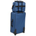 Set De Bagaje De Călătorie, 5 Piese, Albastru, Material Textil