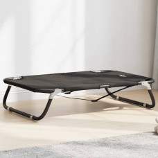 Pat De Câini Pliabil, Antracit, Țesătură Oxford Și Oțel