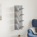 Bibliotecă De Perete Cu 4 Niveluri, Gri Sonoma, 33X16X90 Cm