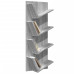 Bibliotecă De Perete Cu 4 Niveluri, Gri Sonoma, 33X16X90 Cm