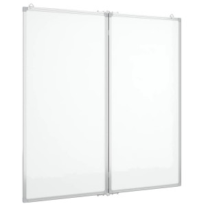 Tablă Magnetică Pliabilă, Alb, 100X100X1,7 Cm, Aluminiu