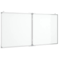 Tablă Magnetică Pliabilă, Alb, 120X60X1,7 Cm, Aluminiu