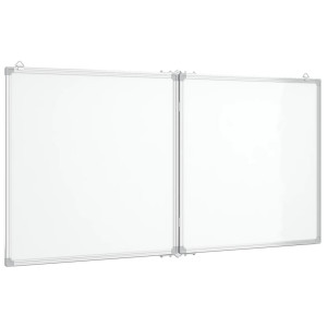 Tablă Magnetică Pliabilă, Alb, 120X60X1,7 Cm, Aluminiu