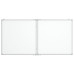 Tablă Magnetică Pliabilă, Alb, 120X60X1,7 Cm, Aluminiu