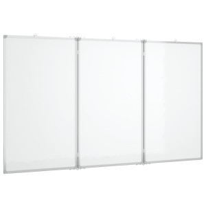 Tablă Magnetică Pliabilă, Alb, 180X100X1,7 Cm, Aluminiu