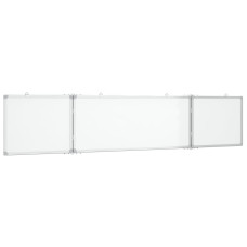 Tablă Magnetică Pliabilă, Alb, 200X40X1,7 Cm, Aluminiu