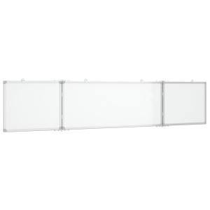 Tablă Magnetică Pliabilă, Alb, 200X40X1,7 Cm, Aluminiu