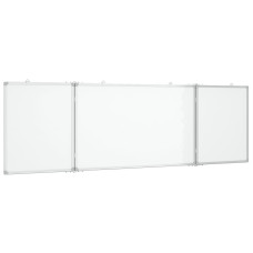 Tablă Magnetică Pliabilă, Alb, 160X50X1,7 Cm, Aluminiu