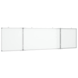 Tablă Magnetică Pliabilă, Alb, 200X50X1,7 Cm, Aluminiu