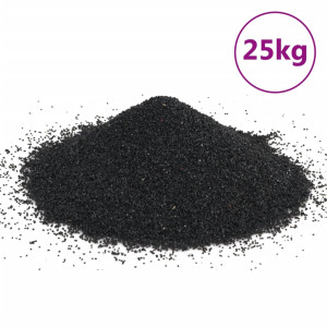 Nisip De Acvariu, 25 Kg, Negru, 0,2-2 Mm