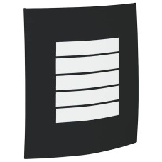 Aplică De Perete Pentru Exterior Negru 23.5 X 10.5 X 26 Cm