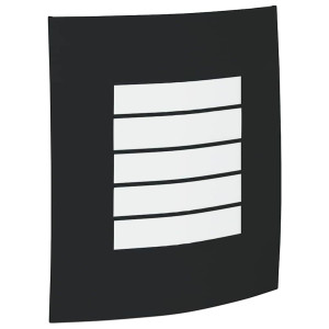 Aplică De Perete Pentru Exterior Negru 23.5 X 10.5 X 26 Cm