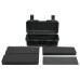 Carcasă De Transport Portabilă, Negru, 46,5X21,5X17,5 Cm, Pp