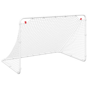Poartă De Fotbal Albă 122X81X81 Cm Oțel