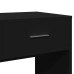 Set De Măsuță De Toaletă, 4 Piese, Negru, Lemn Prelucrat
