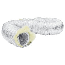 Conductă De Ventilație Izolată, 6 M, Ø12,5 Cm, Aluminiu