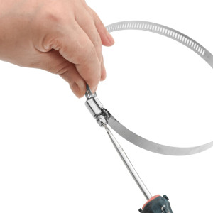 Coliere Pentru Furtun, 6 Buc., 91-220 Mm, Oțel Inoxidabil 304