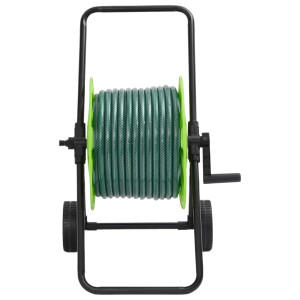 Cărucior Tambur Furtun Verde Set Racorduri Furtun 0,75" 20M Pvc