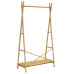 Cuier Pentru Haine Cu Raft, 102X50X190 Cm, Bambus