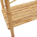 Cuier Pentru Haine Cu Raft, 102X50X190 Cm, Bambus